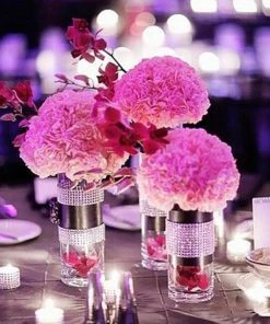 HIER_5150 510 Pcs | Multi Shaped Fuchsia Diamond Rhinestone Jeweled Stickers, DIY Craft Gems Decor 20 HIER_5150 510 Pcs | Multi Shaped Fuchsia Diamond Rhinestone Jeweled Stickers, DIY Craft Gems Decor