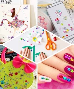 HIER_5150 510 Pcs | Multi Shaped Fuchsia Diamond Rhinestone Jeweled Stickers, DIY Craft Gems Decor 17 HIER_5150 510 Pcs | Multi Shaped Fuchsia Diamond Rhinestone Jeweled Stickers, DIY Craft Gems Decor