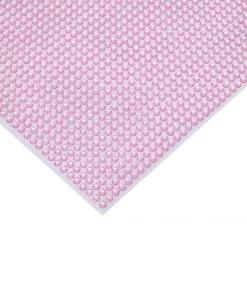 HIER_5150 21”x11” Blush Self Adhesive Rhinestone Diamond Sticker Wrap Sheets, DIY Craft Gem Stickers