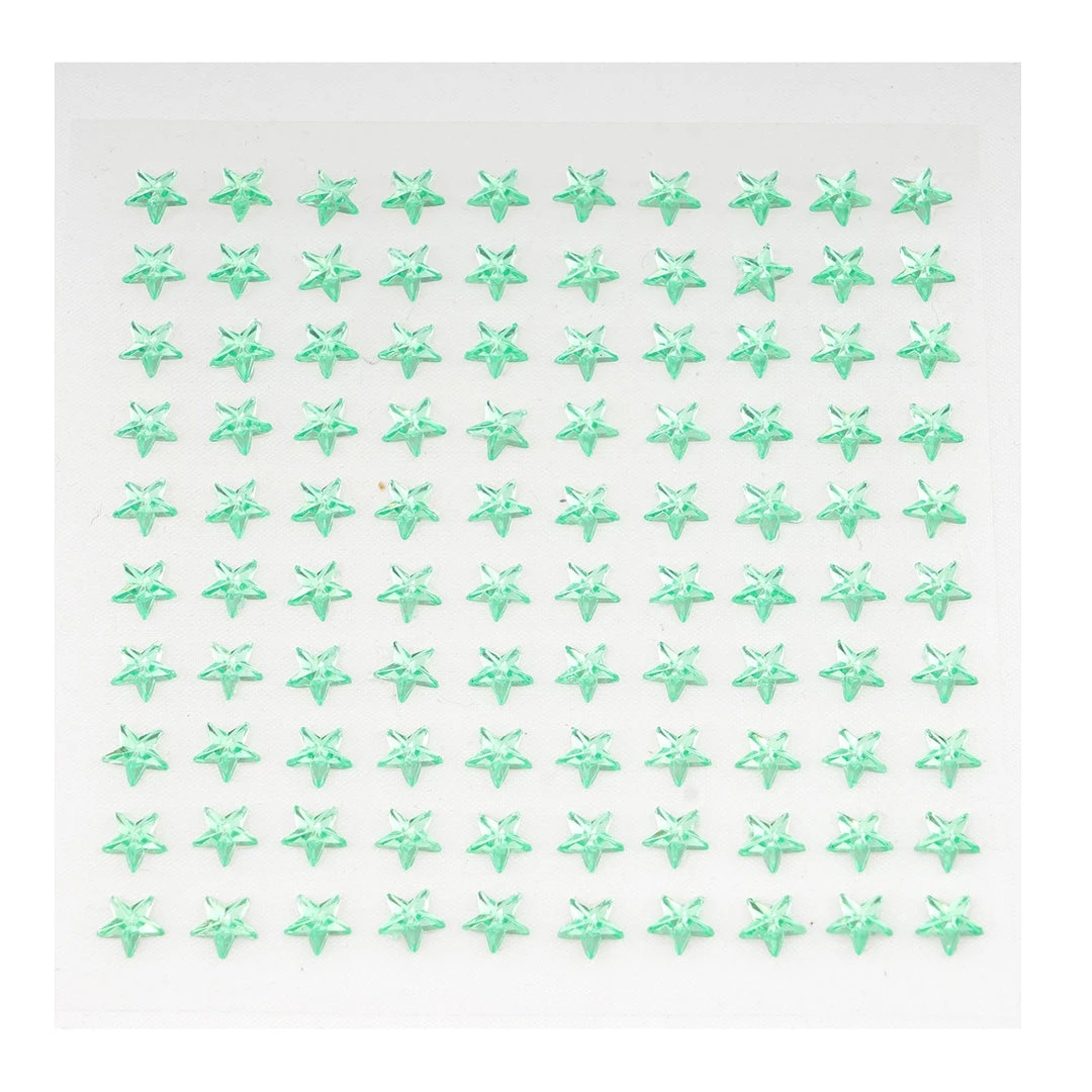 HIER_5150 600 Pcs | Apple Green Star Shape Stick-On Diamond Rhinestone Stickers, DIY Self Adhesive Craft Gems Chargers & Centerpieces 3 HIER_5150 600 Pcs | Apple Green Star Shape Stick-On Diamond Rhinestone Stickers, DIY Self Adhesive Craft Gems Chargers & Centerpieces