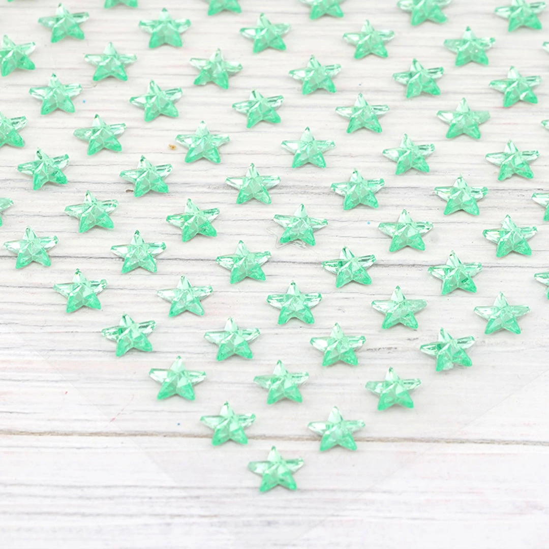 HIER_5150 600 Pcs | Apple Green Star Shape Stick-On Diamond Rhinestone Stickers, DIY Self Adhesive Craft Gems Chargers & Centerpieces 1 HIER_5150 600 Pcs | Apple Green Star Shape Stick-On Diamond Rhinestone Stickers, DIY Self Adhesive Craft Gems Chargers & Centerpieces