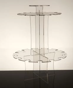 HIER_3600 3-Tier Round Clear 21