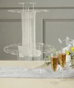 HIER_3600 3-Tier Round Clear 21