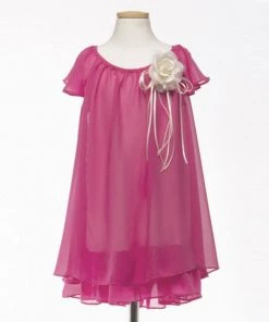 HIER_3500 Flower Girl Dress Two Layered Chiffon Pleated Girls Dress Mint Party Dress Special Occasion Dress Big Clearance Sale