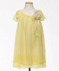 HIER_3500 Flower Girl Dress Two Layered Chiffon Pleated Girls Dress Mint Party Dress Special Occasion Dress Big Clearance Sale