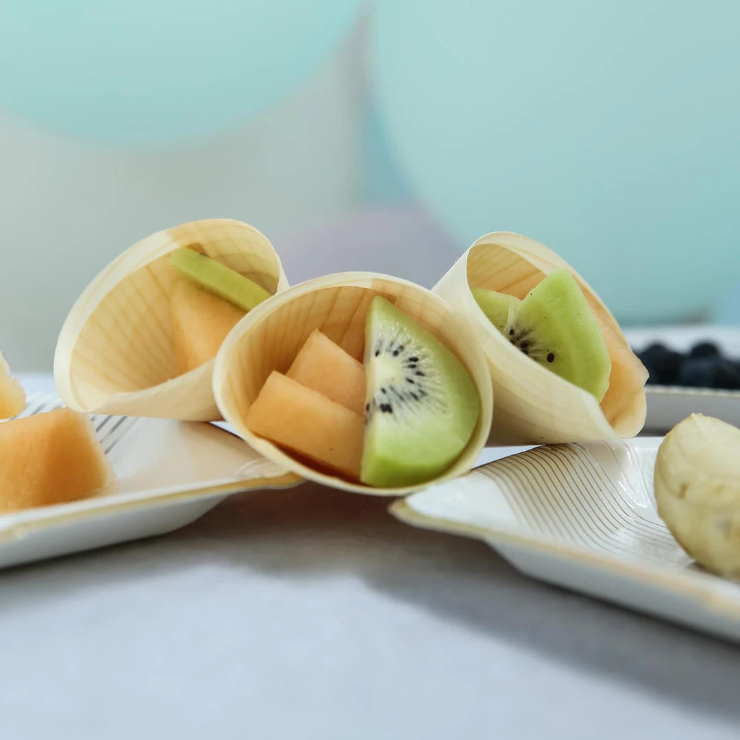 HIER_5410 50 Pack | 6" Natural Eco Friendly Disposable Pine Wood Food Cones, 100% Biodegradable Tasting Serving Cones Disposable Dinnerware 17 HIER_5410 50 Pack | 6" Natural Eco Friendly Disposable Pine Wood Food Cones, 100% Biodegradable Tasting Serving Cones Disposable Dinnerware