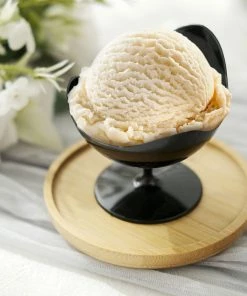 HIER_5400 24 Pack | Black 3oz Mini Plastic Dessert Bowls, Disposable Parfait Cups, Round Ball Chair Cups, Appetizer Party Favor Bowls Disposable Dinnerware