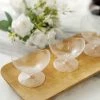 HIER_5400 24 Pack | Clear 3oz Mini Plastic Dessert Bowls, Disposable Parfait Cups, Round Ball Chair Cups, Appetizer Party Favor Bowls Disposable Dinnerware