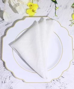 HIER_5441 Disposable Dinnerware 10 Pack | White 11