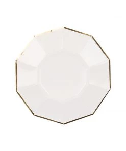 HIER_5442 Disposable Dinnerware 25 Pack | White 7