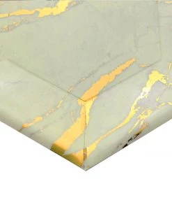 HIER_5442 Disposable Dinnerware 25 Pack | Ivory Marble 12