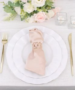 HIER_5460 24 Pack | 8" Glossy Gold Heavy Duty Plastic Silverware Knives Cutlery, Premium Disposable Sleek Flatware Disposable Dinnerware 29 HIER_5460 24 Pack | 8