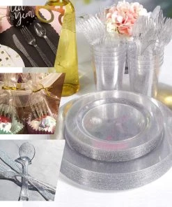 HIER_5460 Disposable Dinnerware 25 Pack | 7