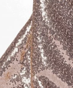 HIER_5210 Fabric Bolts & Bags 54" X 4Yards Rose Gold | Blush Premium Sequin Fabric Bolt