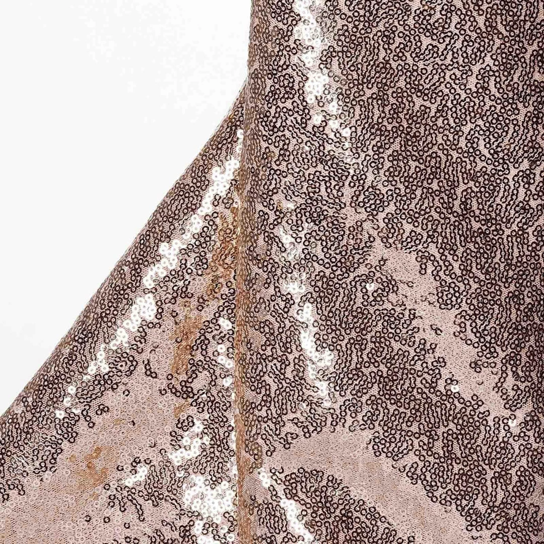 HIER_5210 Fabric Bolts & Bags 54" X 4Yards Rose Gold | Blush Premium Sequin Fabric Bolt 2 HIER_5210 Fabric Bolts & Bags 54" X 4Yards Rose Gold | Blush Premium Sequin Fabric Bolt