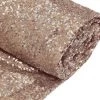 HIER_5210 Fabric Bolts & Bags 54" X 4Yards Rose Gold | Blush Premium Sequin Fabric Bolt