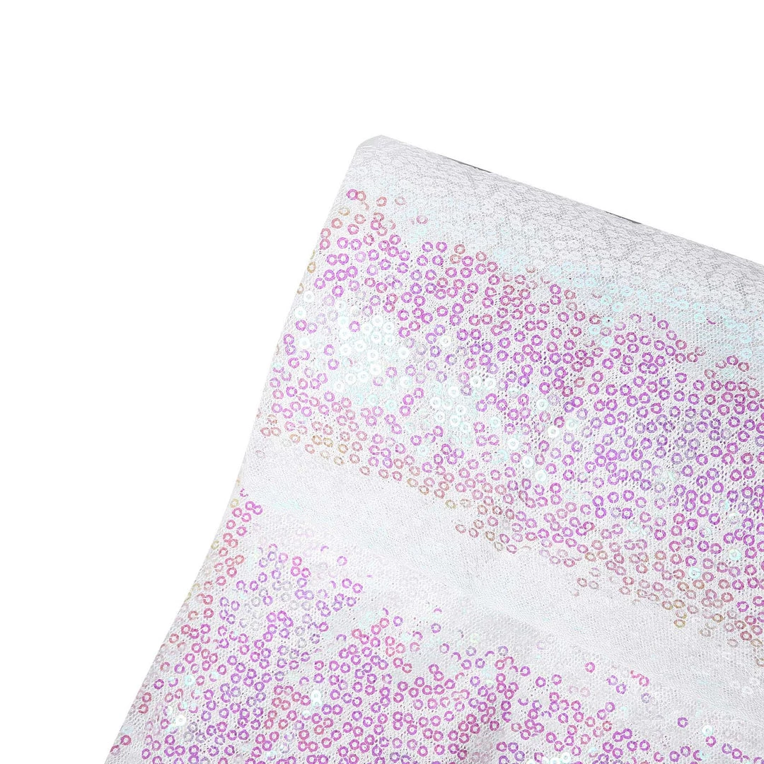 HIER_5210 54" X 4Yards Iridescent Premium Sequin Fabric Bolt 7 HIER_5210 54" X 4Yards Iridescent Premium Sequin Fabric Bolt