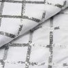 HIER_5210 Fabric Bolts & Bags 54"x 4 Yards White Iridescent Sequin Silk Taffeta Fabric Wholesale