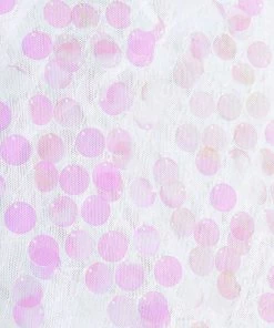 HIER_5210 54" X 4Yards | Iridescent Payette Sequin Fabric Roll With Mesh Fabric Base Fabric Bolts & Bags 20 HIER_5210 54