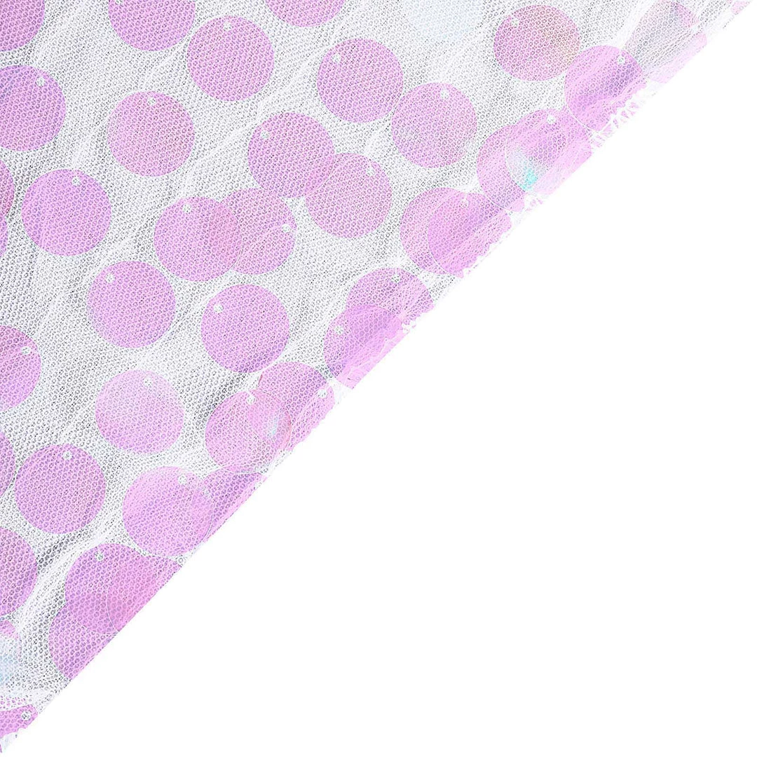 HIER_5210 54" X 4Yards | Iridescent Payette Sequin Fabric Roll With Mesh Fabric Base Fabric Bolts & Bags 12 HIER_5210 54" X 4Yards | Iridescent Payette Sequin Fabric Roll With Mesh Fabric Base Fabric Bolts & Bags