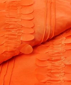 HIER_5210 Forest Taffeta Fabric By The Roll | 54" X 5 Yards | Orange | 1 Bolt | Petal Taffeta Fabric Fabric Bolts & Bags
