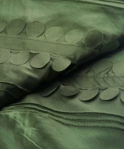 HIER_5210 54" X 5 Yards | Olive Green Petal Taffeta Fabric By The Roll Fabric Bolts & Bags