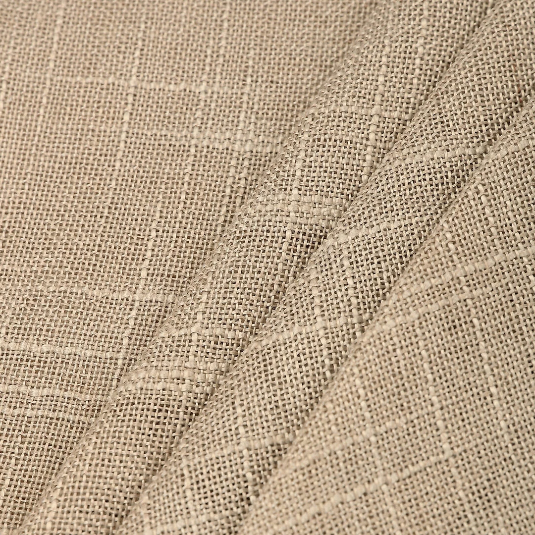 HIER_5210 54" Wide X 10 Yards Taupe Faux Burlap Fabric Roll, Linen Fabric By The Yard 1 HIER_5210 54" Wide X 10 Yards Taupe Faux Burlap Fabric Roll, Linen Fabric By The Yard