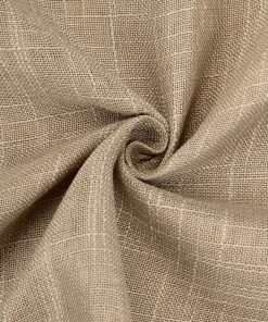 HIER_5210 54" Wide X 10 Yards Taupe Faux Burlap Fabric Roll, Linen Fabric By The Yard 17 HIER_5210 54