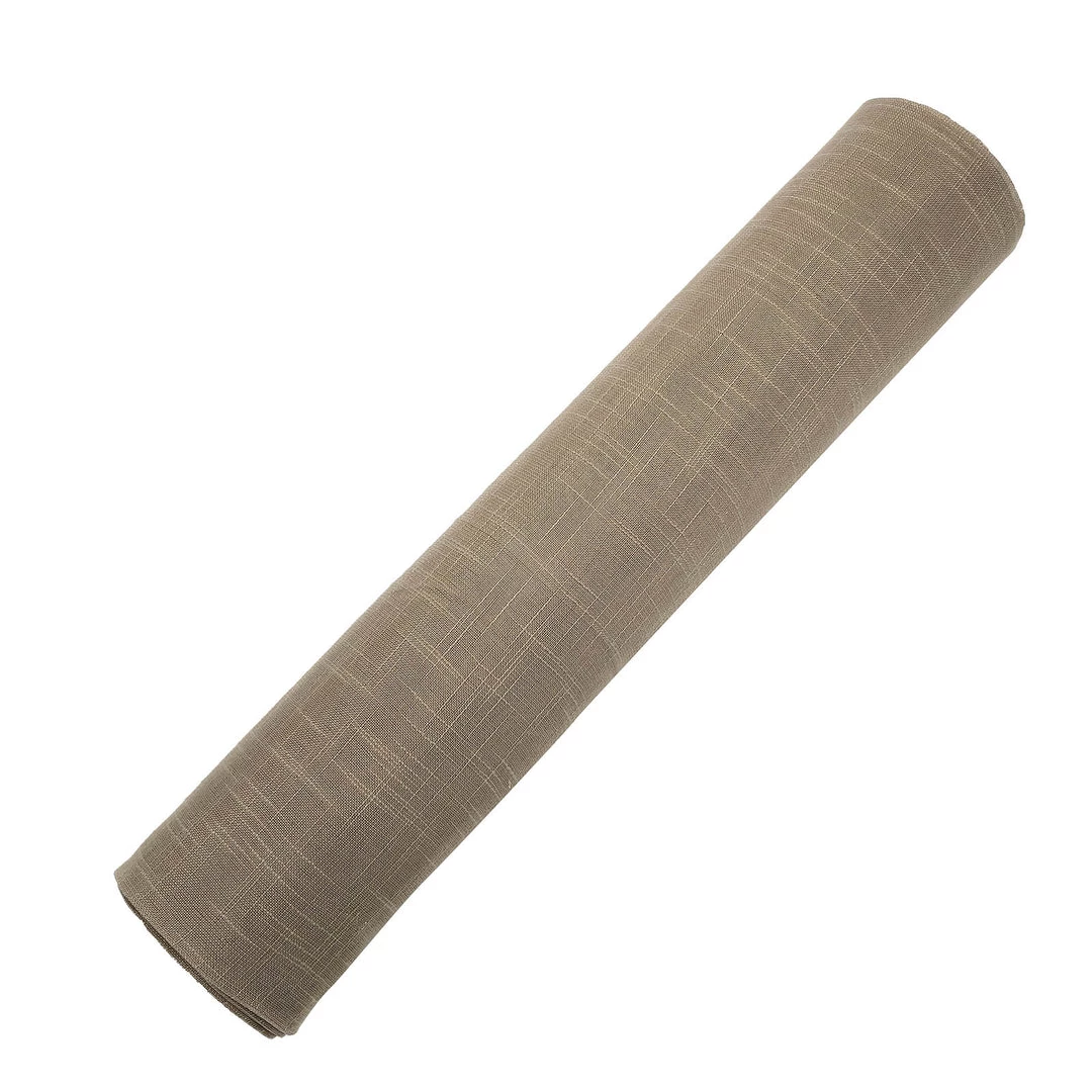 HIER_5210 54" Wide X 10 Yards Taupe Faux Burlap Fabric Roll, Linen Fabric By The Yard 11 HIER_5210 54" Wide X 10 Yards Taupe Faux Burlap Fabric Roll, Linen Fabric By The Yard