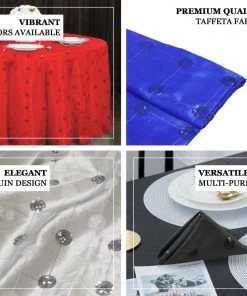 HIER_5210 Fabric Bolts & Bags 54" X 5 Yards Black Sequin Taffeta Fabric By The Yard 7 HIER_5210 Fabric Bolts & Bags 54