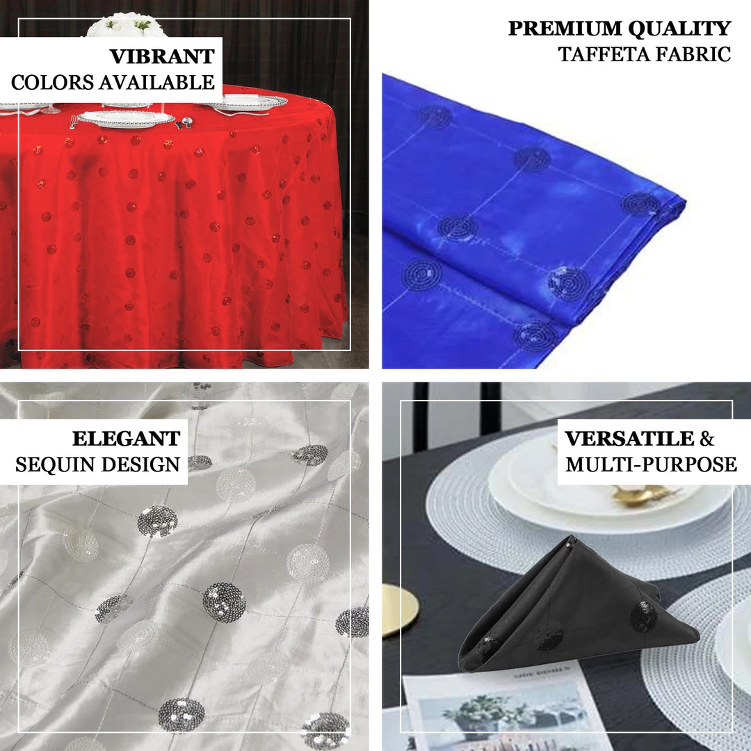 HIER_5210 54" X 5 Yards Purple Sequin Taffeta Fabric By The Yard Fabric Bolts & Bags 4 HIER_5210 54" X 5 Yards Purple Sequin Taffeta Fabric By The Yard Fabric Bolts & Bags