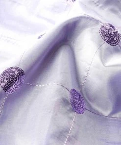 HIER_5210 54" X 5 Yards Lavender Sequin Taffeta Fabric By The Yard