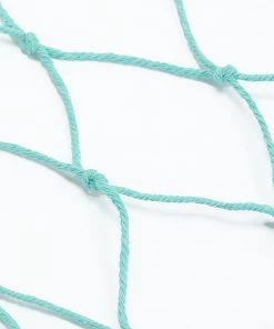 HIER_3300 5Ft X 5Ft Turquoise Cotton Decorative Fish Net, Rustic Beach Decor 23 HIER_3300 5Ft X 5Ft Turquoise Cotton Decorative Fish Net, Rustic Beach Decor