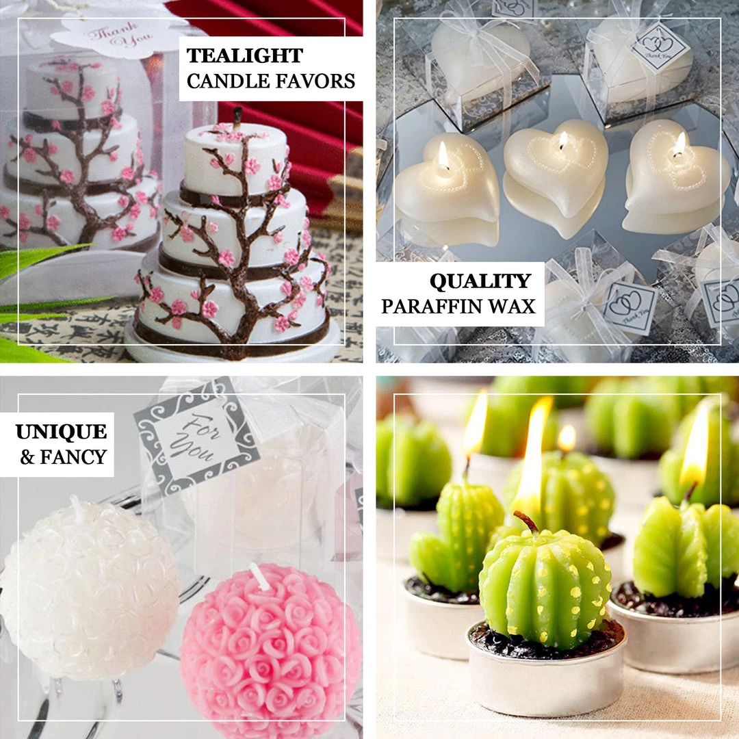 HIER_5340 6 Pcs Aguacolla Cactus Succulent Tea Light Candles Chargers & Centerpieces 4 HIER_5340 6 Pcs Aguacolla Cactus Succulent Tea Light Candles Chargers & Centerpieces