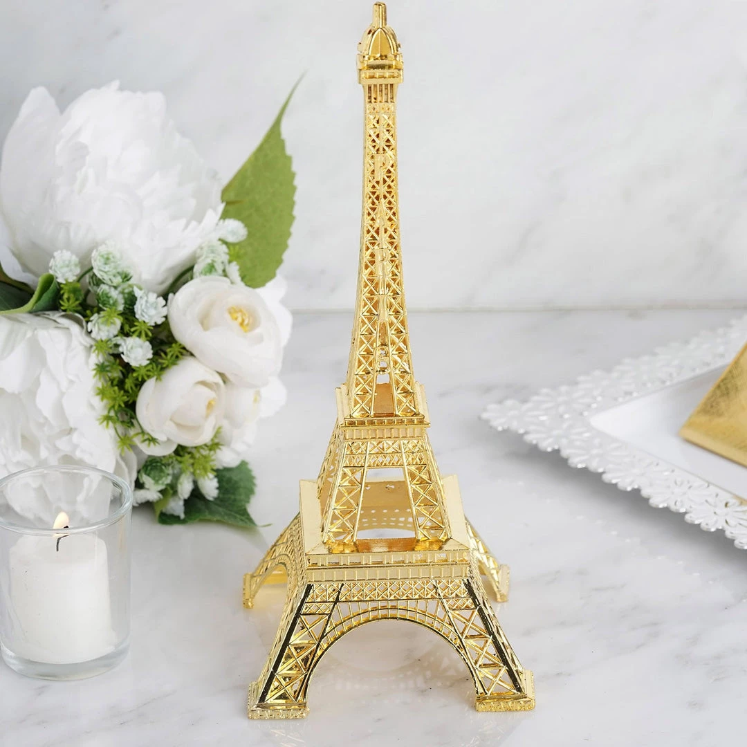 HIER_5350 10" | Gold | Eiffel Tower Centerpiece | Eiffel Tower Cake Topper | Decorative Figurine 8 HIER_5350 10" | Gold | Eiffel Tower Centerpiece | Eiffel Tower Cake Topper | Decorative Figurine