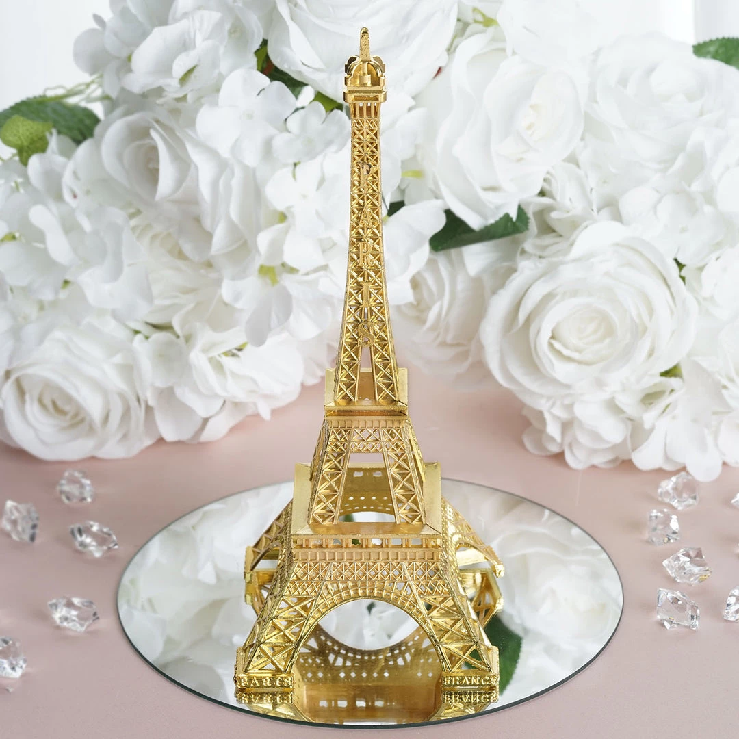 HIER_5350 10" | Gold | Eiffel Tower Centerpiece | Eiffel Tower Cake Topper | Decorative Figurine 11 HIER_5350 10" | Gold | Eiffel Tower Centerpiece | Eiffel Tower Cake Topper | Decorative Figurine