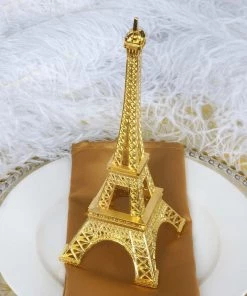 HIER_5350 10" | Gold | Eiffel Tower Centerpiece | Eiffel Tower Cake Topper | Decorative Figurine 23 HIER_5350 10