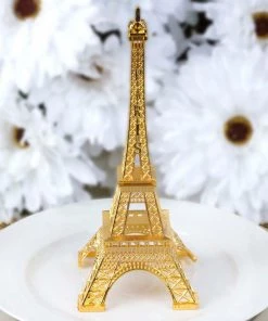 HIER_5350 10" | Gold | Eiffel Tower Centerpiece | Eiffel Tower Cake Topper | Decorative Figurine 25 HIER_5350 10
