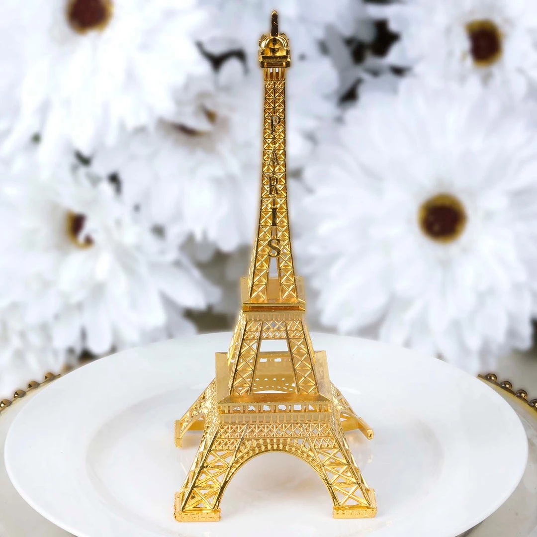 HIER_5350 10" | Gold | Eiffel Tower Centerpiece | Eiffel Tower Cake Topper | Decorative Figurine 12 HIER_5350 10" | Gold | Eiffel Tower Centerpiece | Eiffel Tower Cake Topper | Decorative Figurine