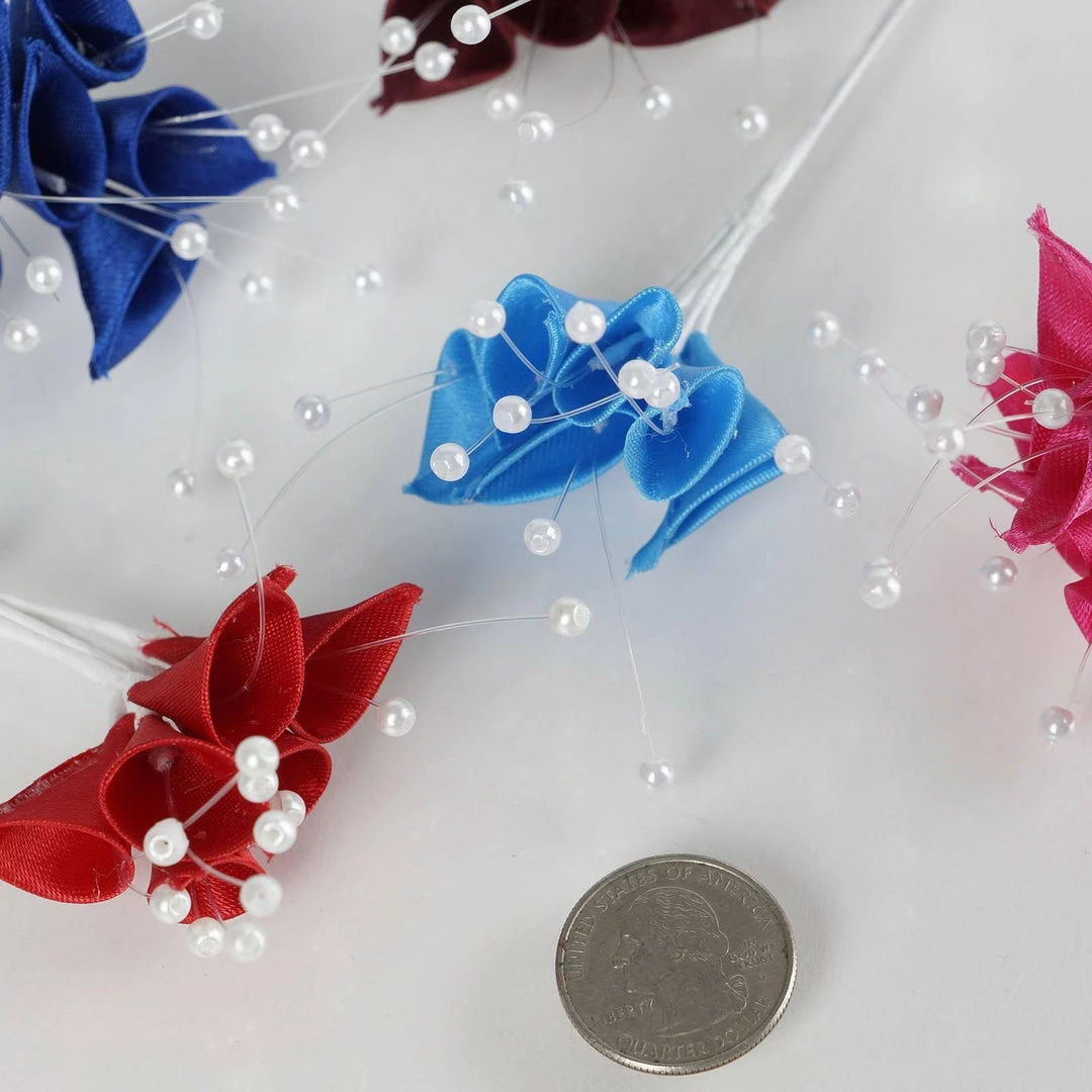 HIER_5120 Chargers & Centerpieces 72 Chocolate Artificial Floral Calla Lily Bead Flowers 2 HIER_5120 Chargers & Centerpieces 72 Chocolate Artificial Floral Calla Lily Bead Flowers