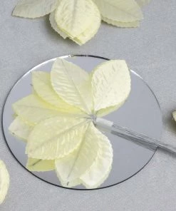 HIER_5120 Chargers & Centerpieces 144 Yellow Burning Passion Leaves