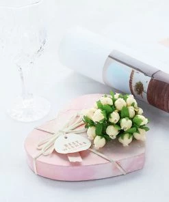 HIER_5120 144 Pcs Ivory Wired Rose Flowers For Bridal Bouquet Craft Embellishment Chargers & Centerpieces 19 HIER_5120 144 Pcs Ivory Wired Rose Flowers For Bridal Bouquet Craft Embellishment Chargers & Centerpieces