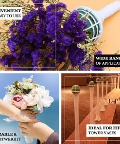 HIER_1160 Chargers & Centerpieces 6 PCS Foam Bouquet Holders