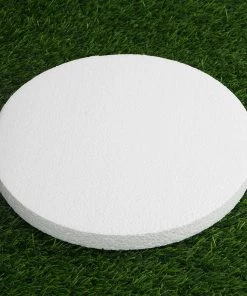 HIER_5170 12 Pack | 10" White Styrofoam Foam Disc