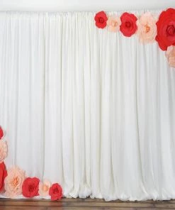 HIER_3400 Chargers & Centerpieces 2 Pack 24" Large Red Real Touch Artificial Foam Craft Roses 17 HIER_3400 Chargers & Centerpieces 2 Pack 24