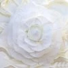 HIER_3400 2 Pack 20" Large White Real Touch Artificial Foam Craft Roses Chargers & Centerpieces