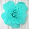 HIER_3400 Chargers & Centerpieces 2 Pack 24" Large Turquoise Real Touch Artificial Foam Craft Roses