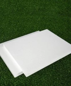 HIER_5170 Chargers & Centerpieces 8 Pack | 12"x15" White Styrofoam Foam Rectangle Flats