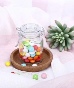 HIER_5200 12 Pack 4 Oz Clear Hexagon Glass Jars Chargers & Centerpieces 20 HIER_5200 12 Pack 4 Oz Clear Hexagon Glass Jars Chargers & Centerpieces