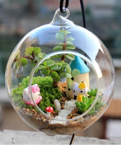 HIER_1600 3 Pack | 4" Artificial PVC Mini Jelly Bean Decorative Succulent Plants Artificial Succulents & Terrariums Wholesale 23 HIER_1600 3 Pack | 4